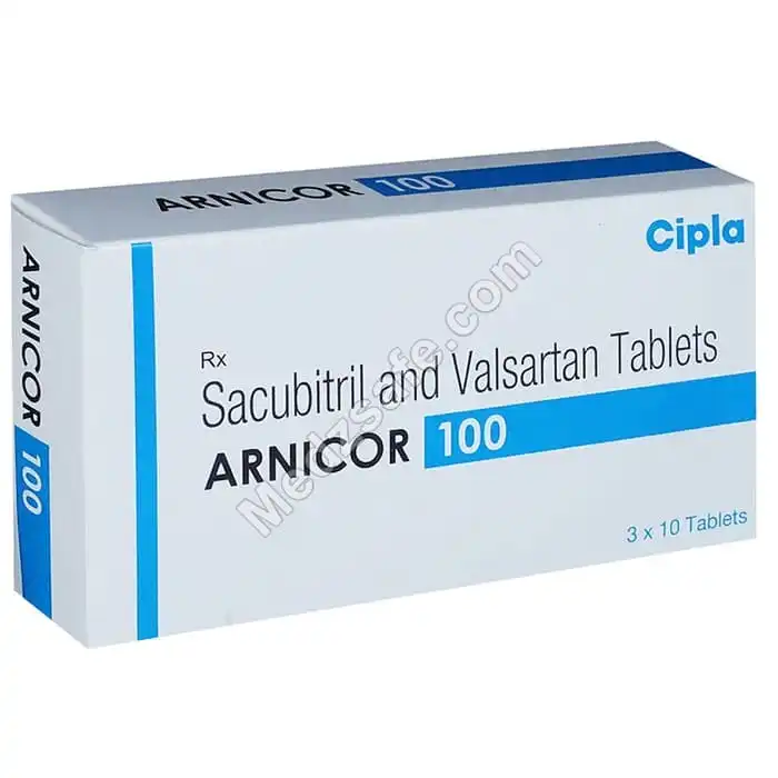 Arnicor 100 Mg (Sacubitril/Valsartan)