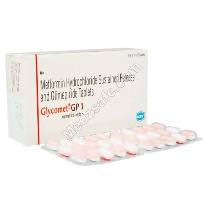 Glycomet-GP 1 Tablet (Metformin/Glimepiride)