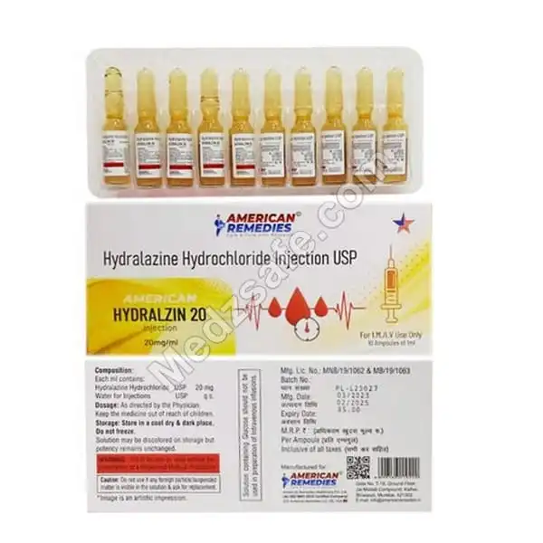 Hydralzin 20 Mg (Hydralazine)