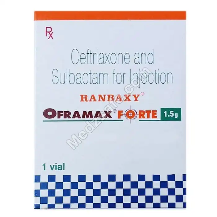 Oframax Forte 1.5g Injection (Ceftriaxone/Sulbactam)