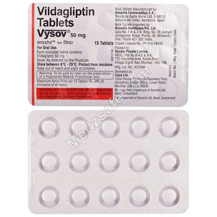 Vysov 50 Mg (Vildagliptin)